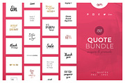 150 Quotes Bundle, a Social Media Template by AM Studio (Thumbnail 1 of 15)