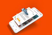 iPhone X Multilayer Mockup Set, an iPhone Mockup by Seven Lights (Thumbnail 5 of 13)