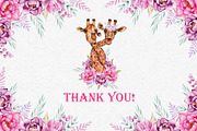 Watercolor Animals anf Flowers, an Animal Illustration by TanataDesign (Thumbnail 13 of 13)