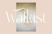 Walkist, a Serif Font by Muflieart (Thumbnail 1 of 8)