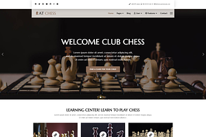 AT Chess Onepage WordPress Theme