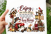 Enjoy the Little Things Christmas, a Seasonal Illustration by Coco Bloom (Thumbnail 3 of 3)