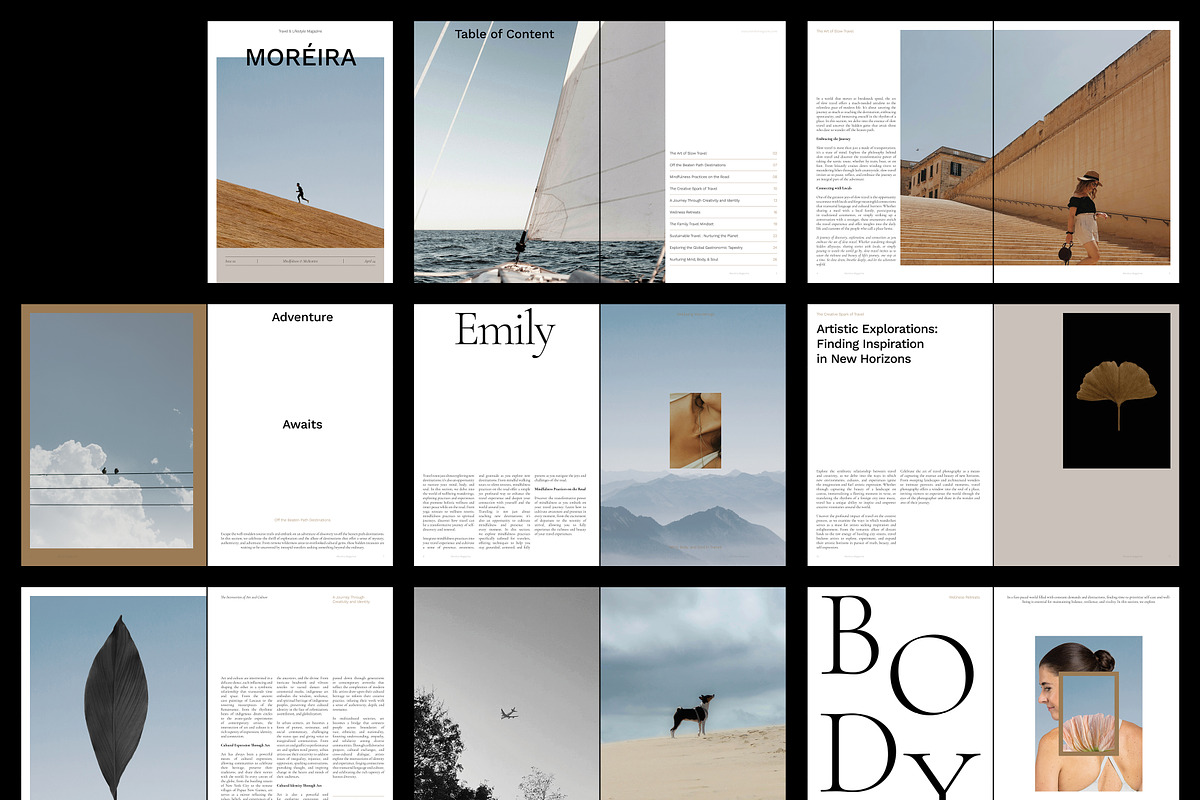 MOREIRA Travel Lifestyle Magazine, a Magazine Template by Arif Tri Ananta (Photo 13 of 13)