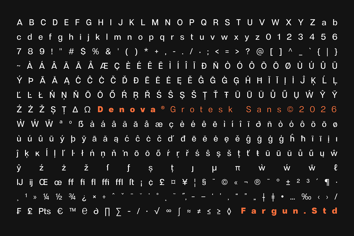 Denova - Variable Grotesk Sans, a Sans Serif Font by Fargun Studio (Photo 10 of 15)