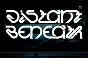Knotted Contest - Cyber-Gothic Font, a Serif Font by 177Studio (Thumbnail 4 of 8)