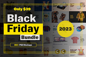 Black Friday Mockup Bundle 2023