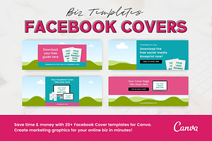 20 Canva Facebook Cover Templates