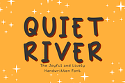 Quiet River Handwritten Font, a Handwritten Font by Gookkis Studio (Thumbnail 1 of 6)