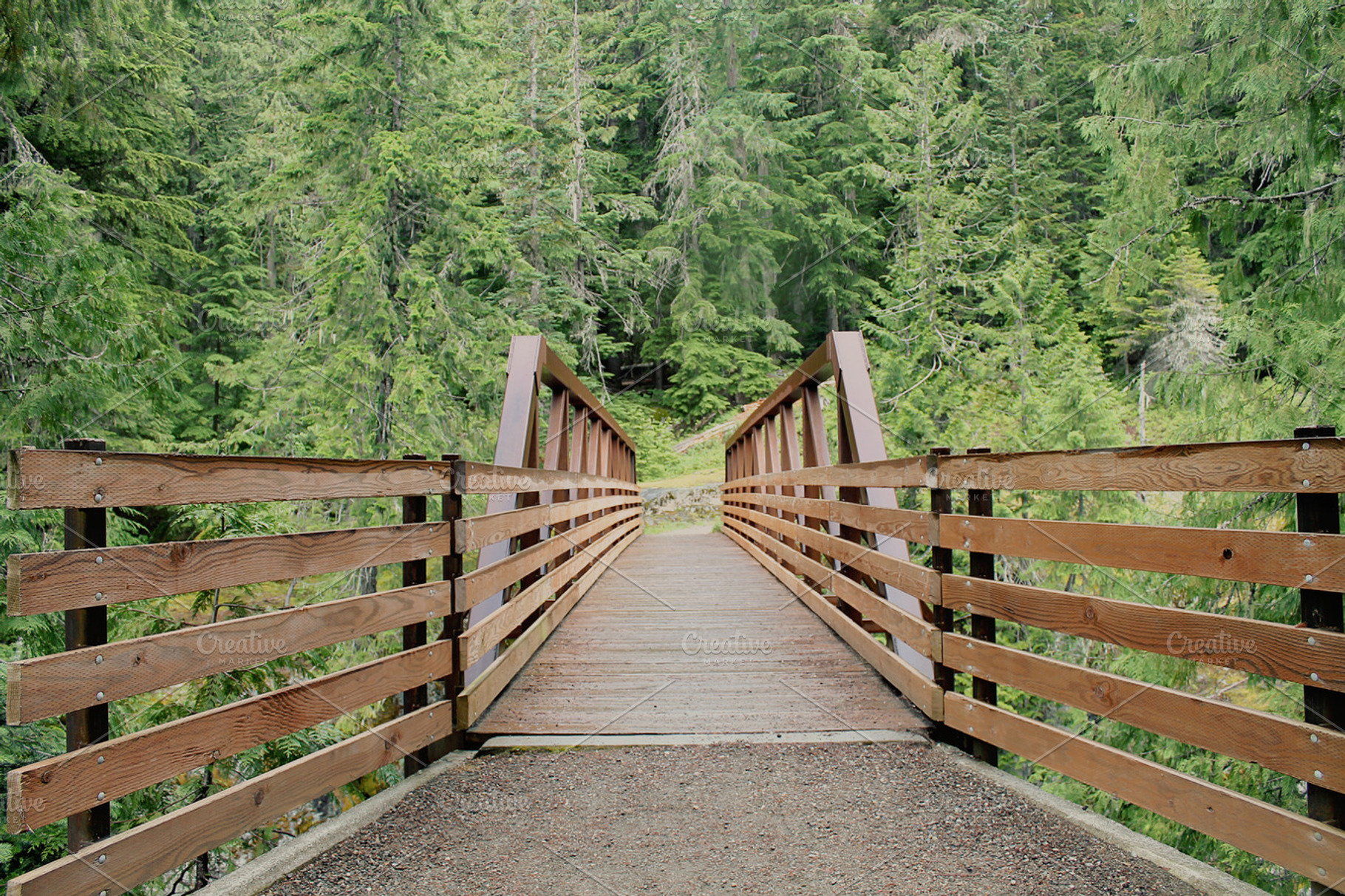 Wooden Foot Bridge, an Architecture Photo by Creatively Happy Studio