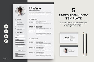 Resume CV - 5 Pages