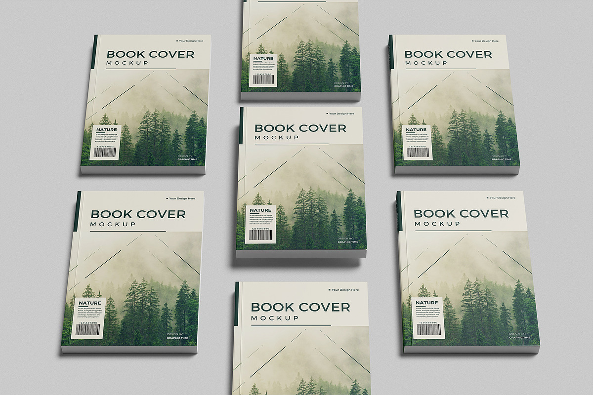 Book Cover Mockup, a Books & Magazine Mockup by graphictime (Photo 10 of 12)