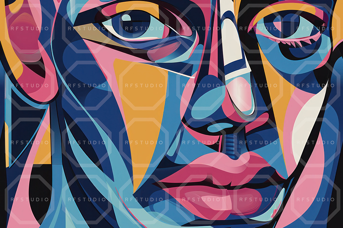 MOSAIC VISAGE. Seamless Bundle, a Texture Illustration by RefinedFantasyStudio (Photo 2 of 9)