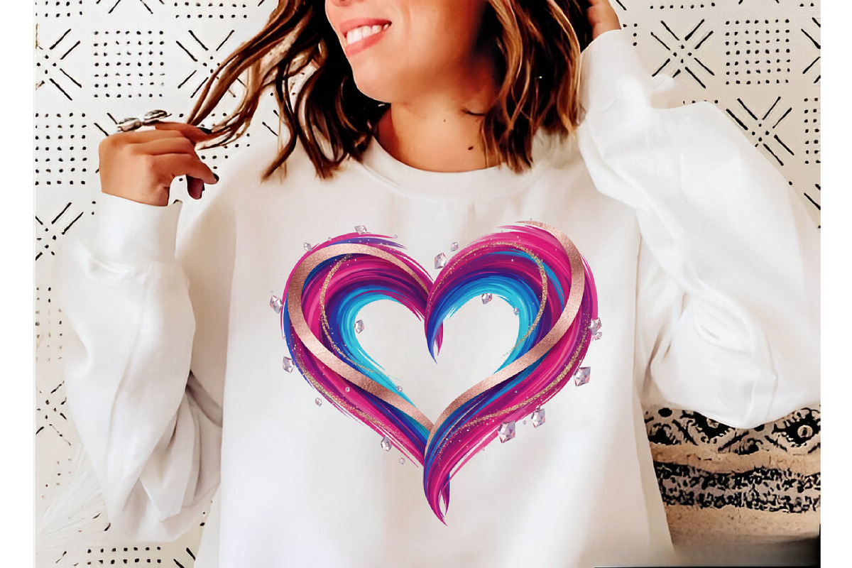 Heart Png, Brushstroke Valentines, an Illustration by Designking (Photo 3 of 6)