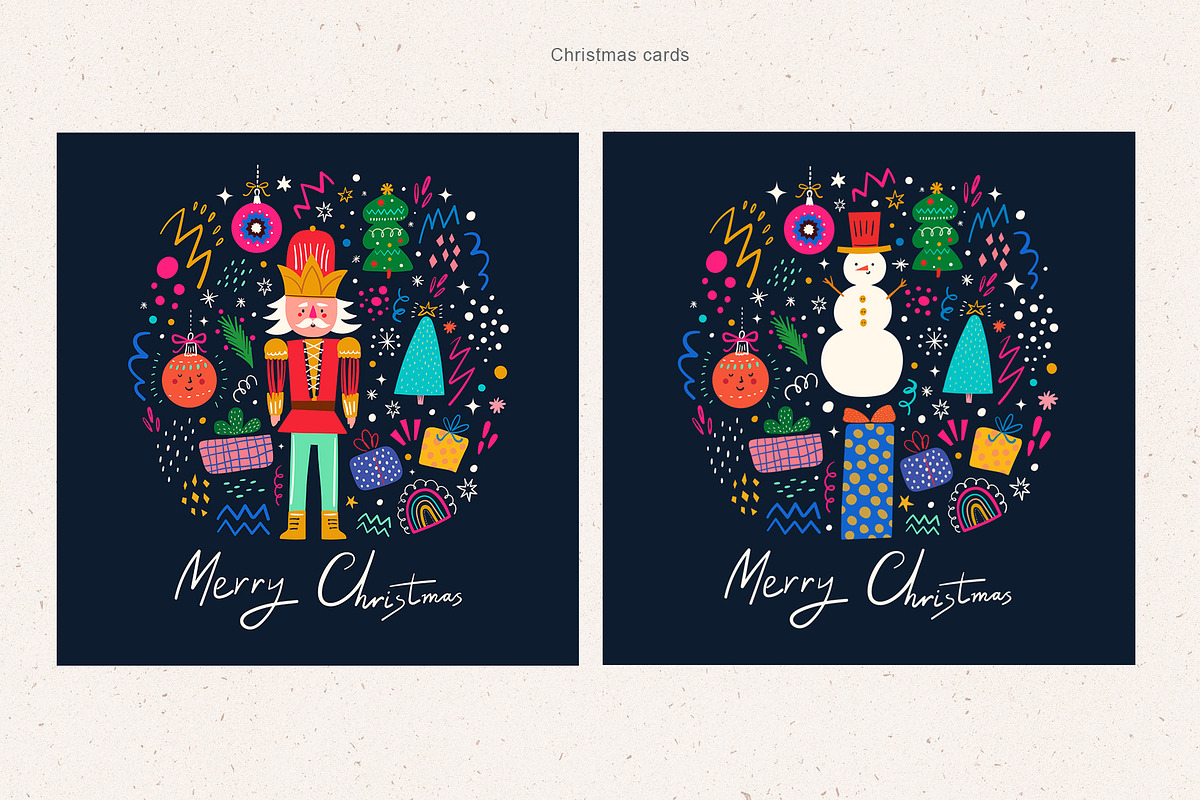 Cristmas holiday set, a Seasonal Illustration by MoleskoStudio (Photo 15 of 18)