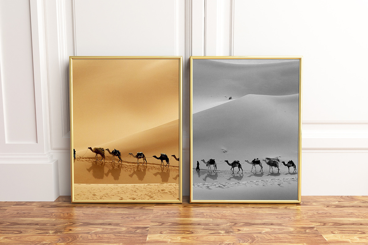 Frame mockupsbundle,gold,wood,W&B, a Print Template by HisariDS Mockup Design (Photo 8 of 12)