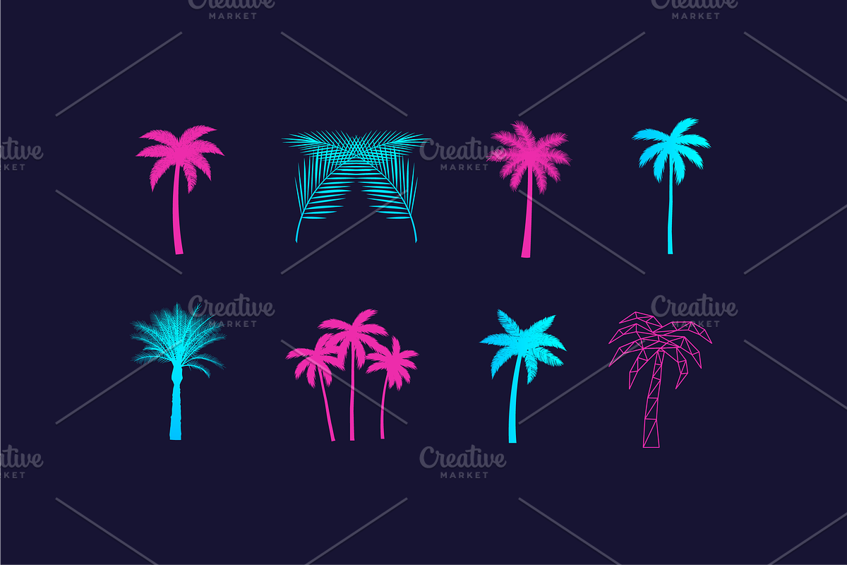Neon Retro 80s Elements Pack, an Object Graphic by DenysHolovatiuk (Photo 6 of 10)