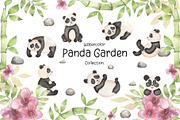 Panda Garden, an Animal Illustration by MayaNavits (Thumbnail 1 of 19)