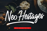 Neo Hestages, a Script Font by Indotitas (Thumbnail 1 of 7)