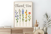 Spring Wildflower Meadow Clipart Set, an Illustration by RobertsArt (Thumbnail 5 of 5)