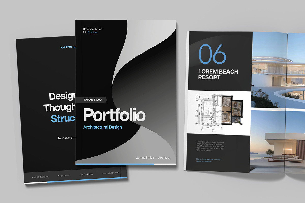 Architecture Portfolio Template, a Brochure Template by BrandPacks (Photo 5 of 6)
