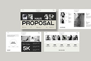 HAUS | Brand Proposal Presentation, a Presentation Template by Slide-Agency (Thumbnail 2 of 11)
