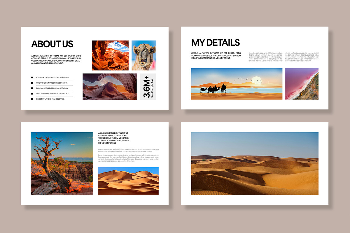 Photography Portfolio Presentation, a Presentation Template by MightyDesign (Photo 3 of 8)