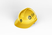 Construction Helmet Mockup, a Product Mockup by SLAB! Design (Thumbnail 6 of 6)