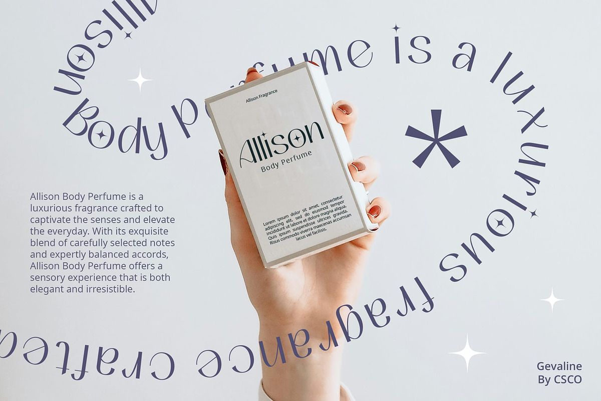 Gevaline – Aesthetic Font, a Sans Serif Font by Craft Supply Co. (Photo 4 of 8)