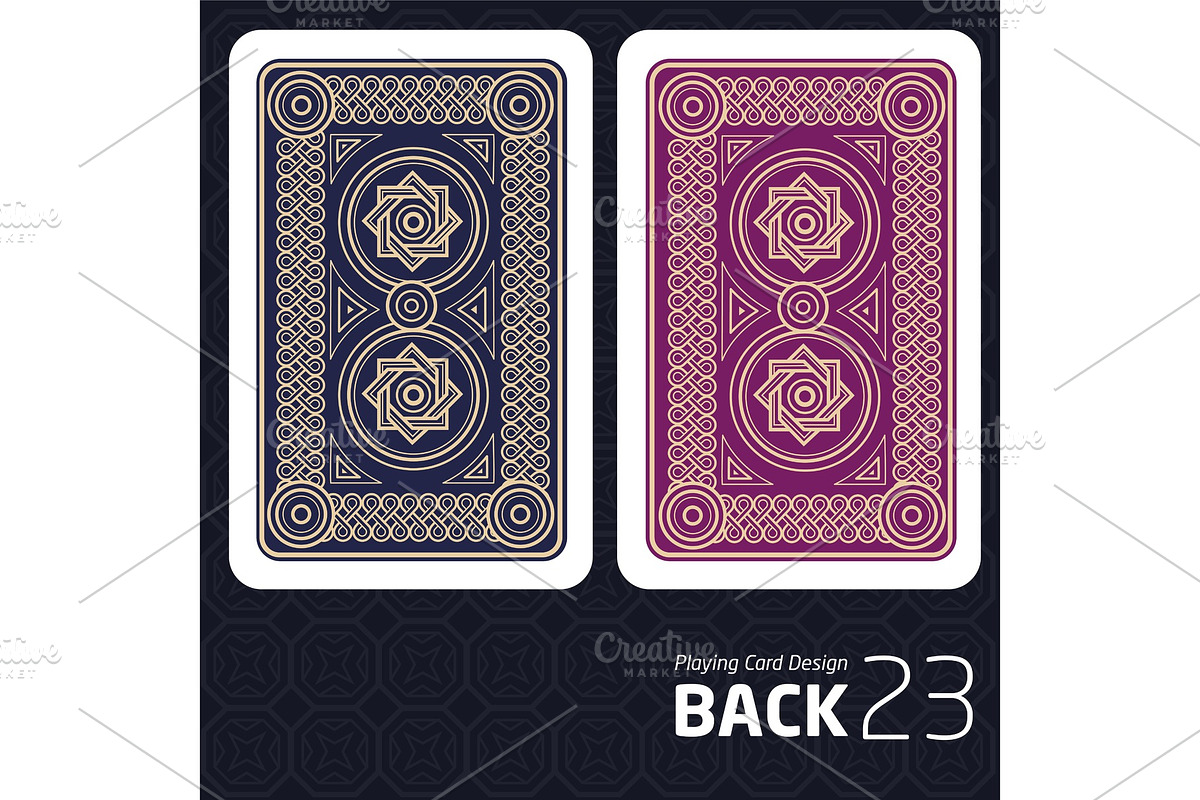 Card Back Background Underside, a Decorative Illustration by ToozDesign