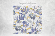 ELEGANT BOTANICAL SEAMLESS DESIGN, a Pattern Graphic by MartinShop (Thumbnail 10 of 10)