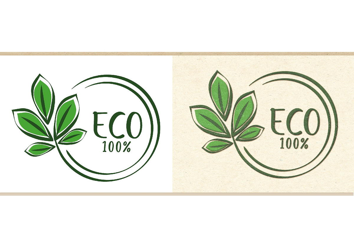 Eco Organic Embossing Mockup, a Layer Style Add-On by studiogstock (Photo 2 of 4)