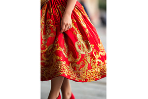 Elegant ballroom costume details, a Beauty & Fashion Photo by Lermont51