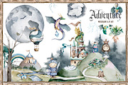 Mythical Dragon Watercolor Adventure, an Animal Illustration by Ann Art Houze (Thumbnail 9 of 14)