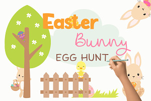 Easter Bunny Egg Hunt