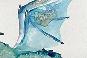 Dragons - Watercolor Clip Arts, an Illustration by Tati Bordiu (Thumbnail 4 of 4)