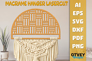 Rattan Macrame Hanger Lasercut, an Object Graphic by OTVEY DESIGN (Thumbnail 9 of 13)