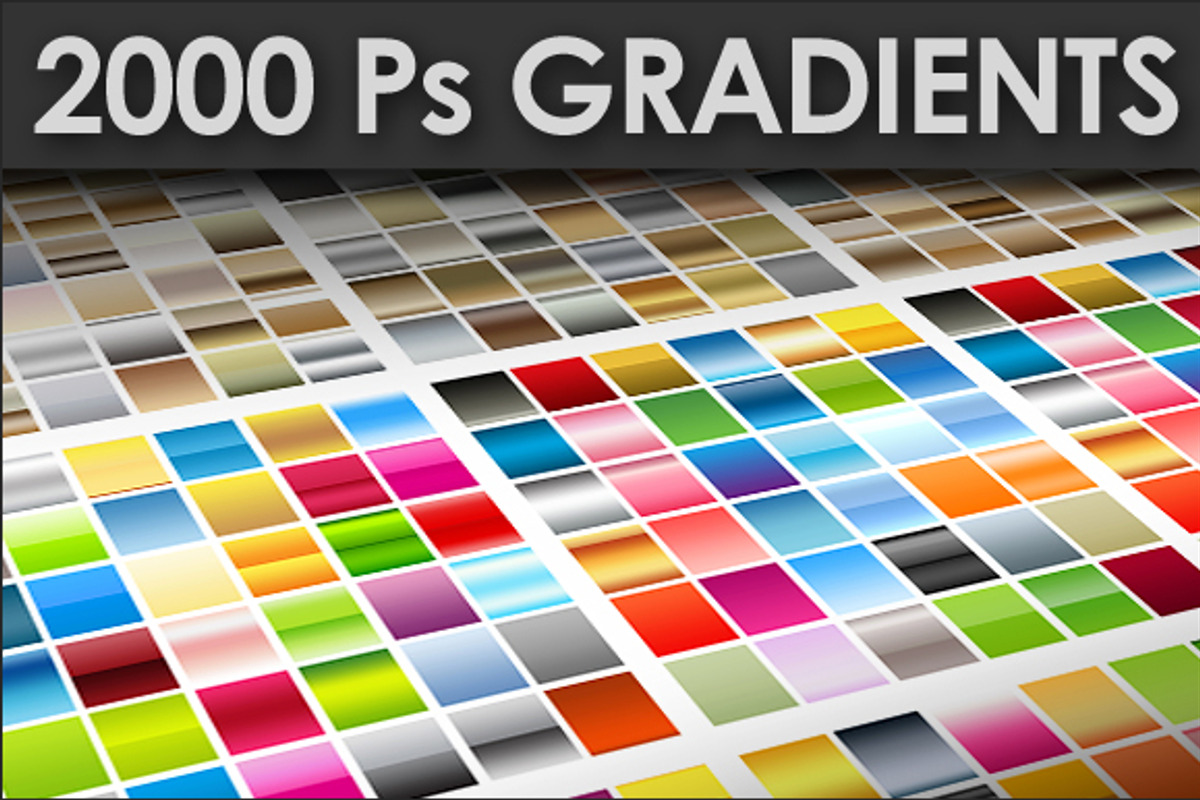 2000+ Photoshop Gradients preview 5