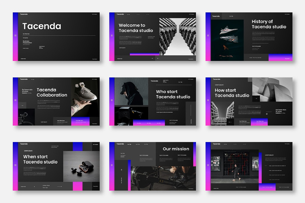 Tacenda - Business Google Slide Temp, a Presentation Template by Dens Creative Studio (Photo 2 of 6)