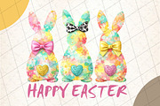 Happy Easter Bunny Png, an Illustration by DreamCafeArt (Thumbnail 1 of 6)