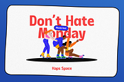 HS Mische - Retro Display Font, a Font by Haps Space (Thumbnail 6 of 19)