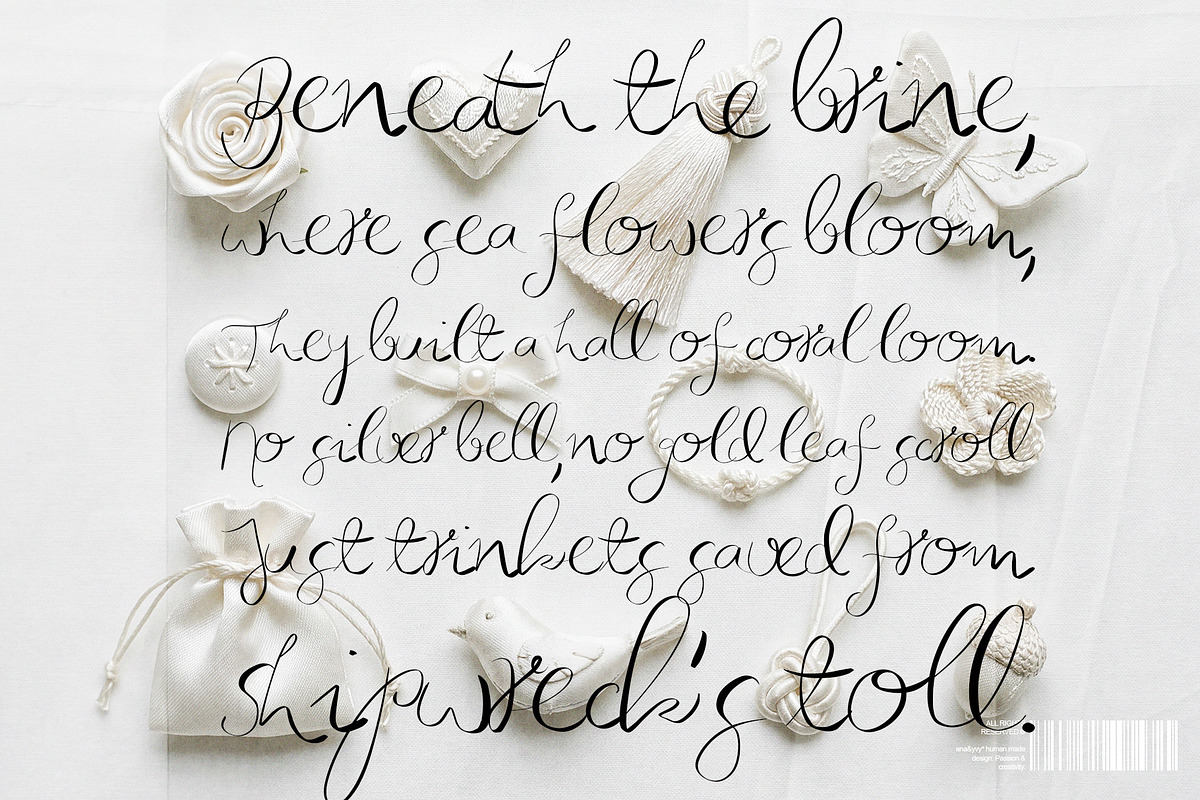 ATELIER KUKU quick & messy script, a Handwritten Font by ana & yvy (Photo 9 of 9)