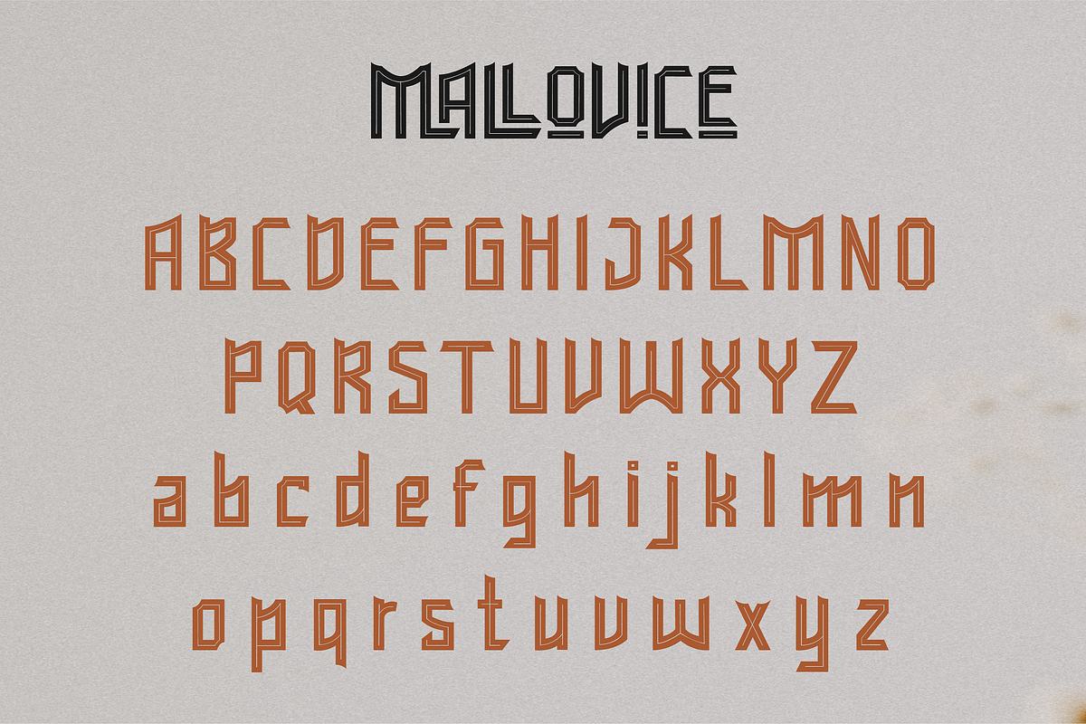Mallovice a ethnic display font, a Symbol Font by Javatype Studio (Photo 8 of 10)
