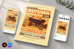 Autumn Fest, a Flyer Template by Graphr