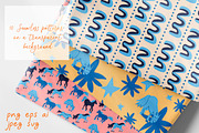 Winter horse pattern svg, a Pattern Graphic by Lucyinyourheart (Thumbnail 3 of 8)