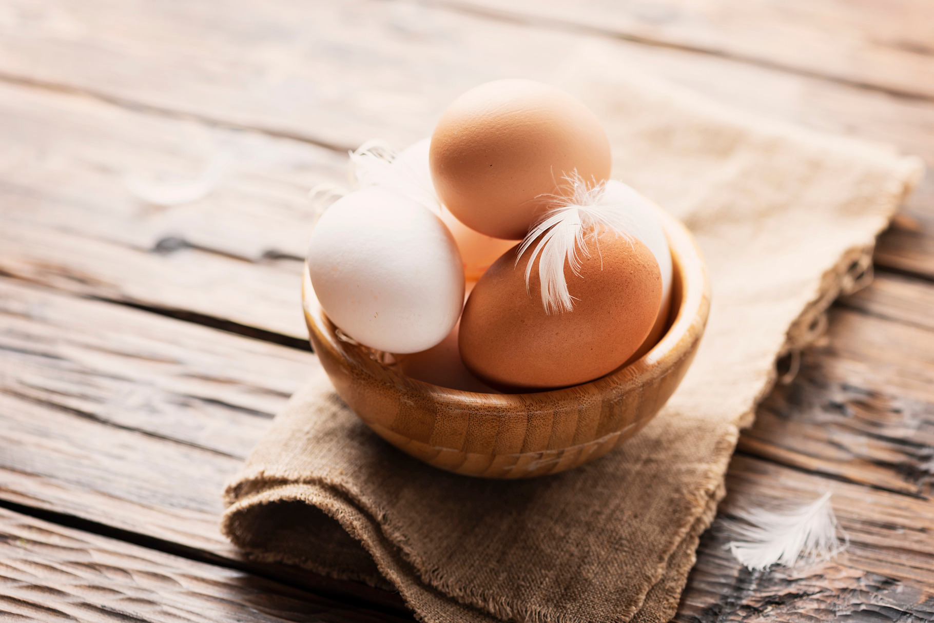 Fresh eggs containing eggs, egg, and chicken, a Food & Drink Photo by