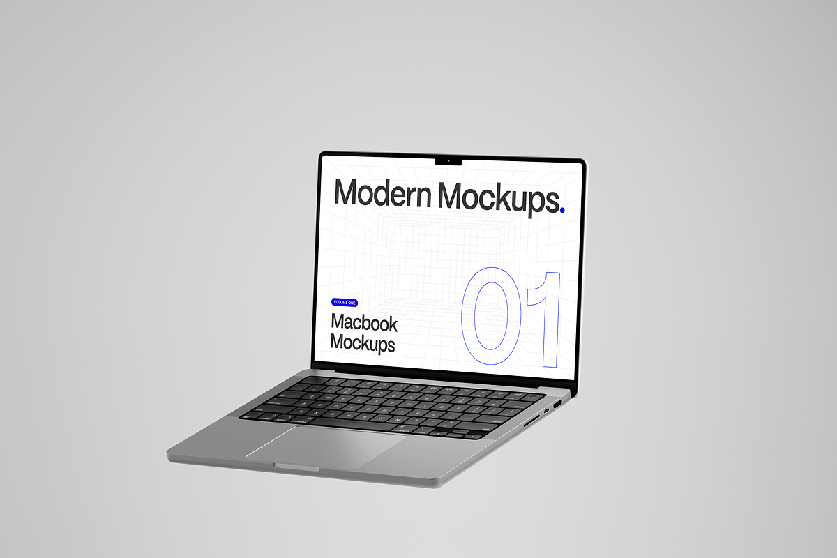 Minimal Macbook Mockups Vol 1, a Mac Mockup by Modern Mockups (Photo 3 of 17)