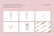 Pen PSD MOCKUP SET, a Pens & Pencil Mockup by Ira Kot Design (Thumbnail 2 of 7)