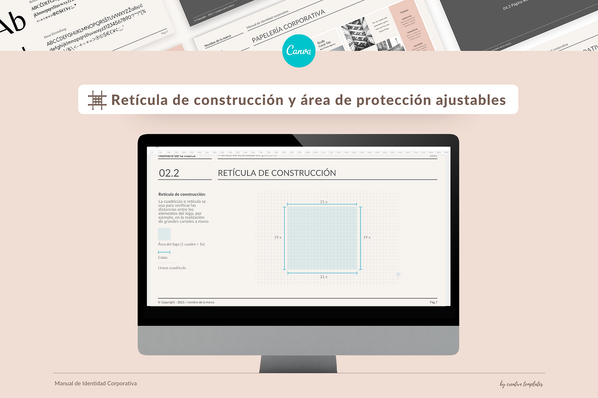 Manual Identidad Corporativa Canva, a Brochure Template by byCreativeTemplates (Photo 4 of 8)