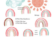 Hand-Drawn Boho Rainbow Patterns Set, a Pattern Graphic by Oksana Dovhopol Art (Thumbnail 32 of 32)