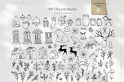 Magic Winter script font duo & logos, a Script Font by Tabita's shop (Thumbnail 4 of 20)
